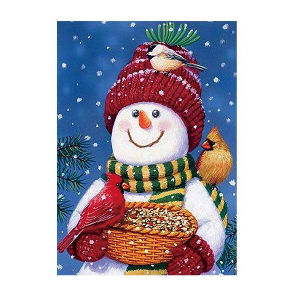 Новый продукт 5D Diy Алмазная картина Рождественский пейзаж Полный горный хрусталь Вышивка Санта-Клаус Мозаика Украшение дома