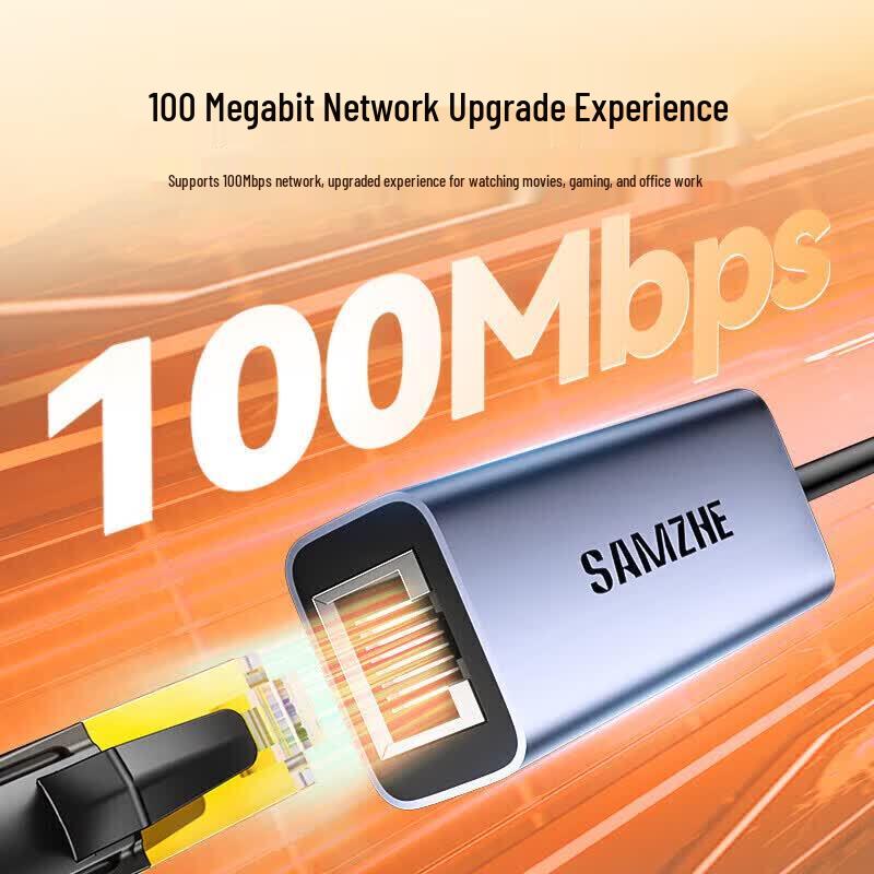 SAMZHE USB 2.0 к RJ45 100 Мбит/с Ethernet-адаптер