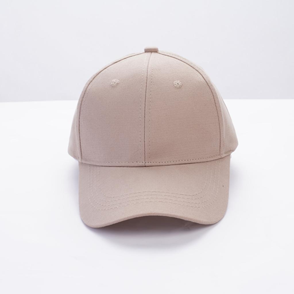 Hard Top Protective Baseball Cap Big Head Circumference Cap Breathable Sports Baseball Cap Women's Face Small Solid Color Hat