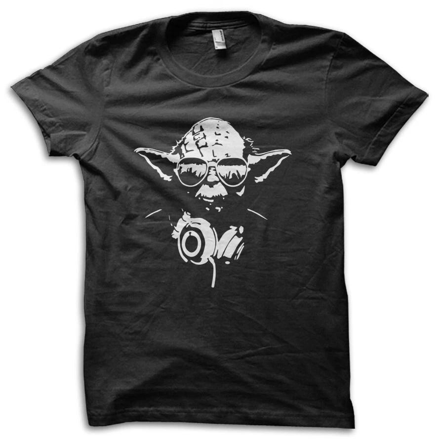 DJ Yoda Joke Baby Yoda Jedi Parody Inspired by Star Wars Sci-Fi T-shirt M5596