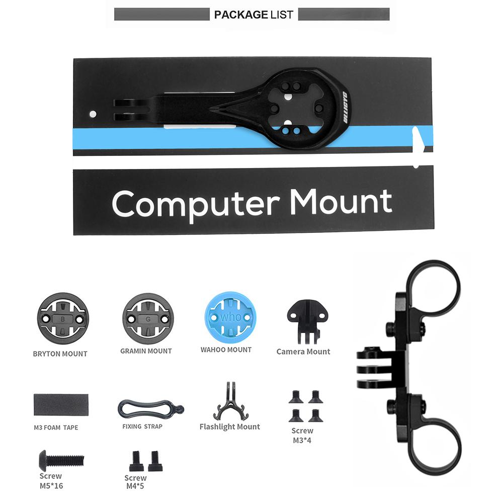 ULLICYC for Vision TFE Metron Pro Triathlon TT Handlebar Aluminium Alloy Computer Mount for GOPRO Garmin Wahoo Bryton IGPS