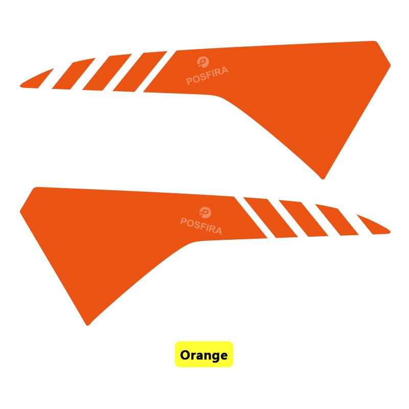 POSFIRA Motorcycle Front Fender Stickers Vinyl Decal for Honda NX500 NX 500 2024 2025 2026 Mudguard Decoration Accessories