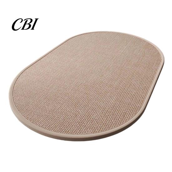 Daily Maintenance Rug Minimalist Bathroom Rug, Absorbent Non-Slip Floor Mat, Rectangular Door Easy Care Mat for Home Entrance Bedroom Living