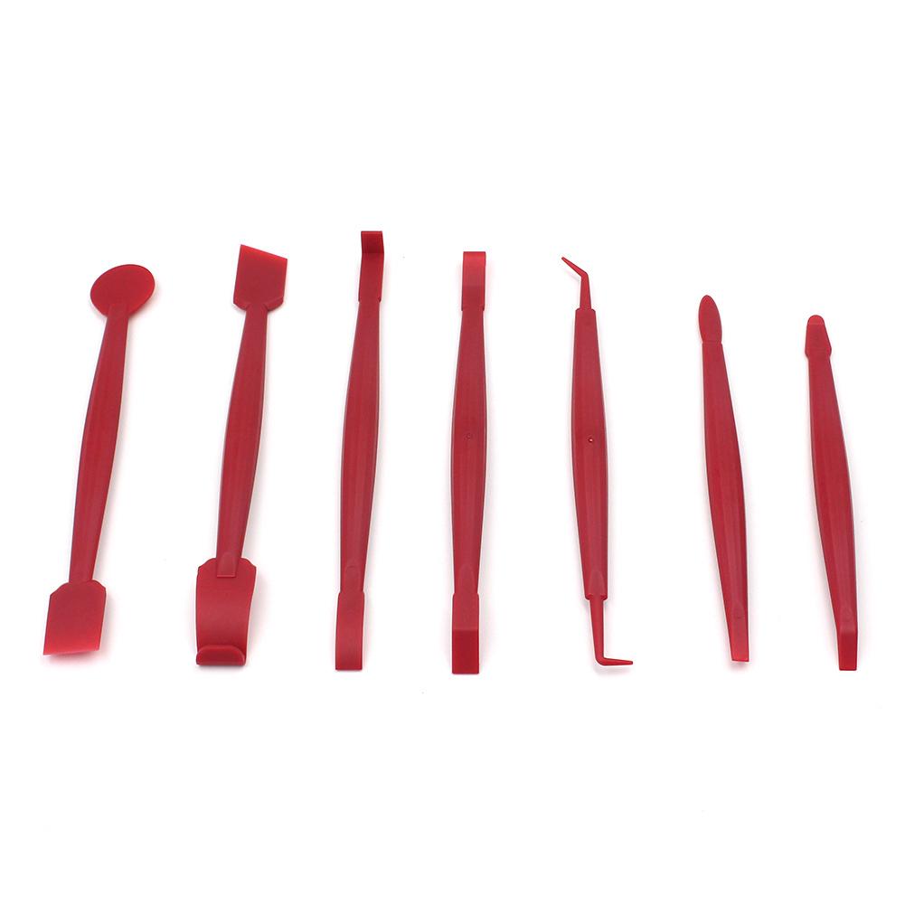 7 шт. набор лезвий для обертывания автомобиля виниловой пленкой, скребок для удаления льда, чистящий скребок для мытья, универсальный нож, отламывающиеся инструменты