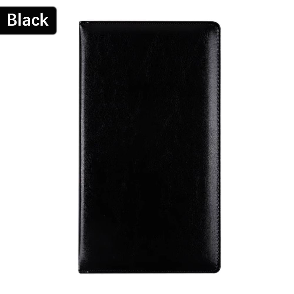 PU Leather A6 File Folder Storage Slot Writing Pad Fashion Order Dishes Note Holder  Office School
