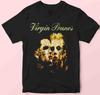 Винтаж Футболка группы Virgin Prunes Черный Хлопок Полный Размер Подарок Для Фанатов AP398 Унисекс Футболка
