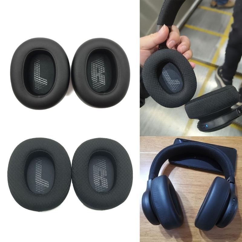 Replacement Protein Leather Earpads Ear Pad for Duet NC E65BTNC Headphones Ear Cushions Earmuffs Ear Cover