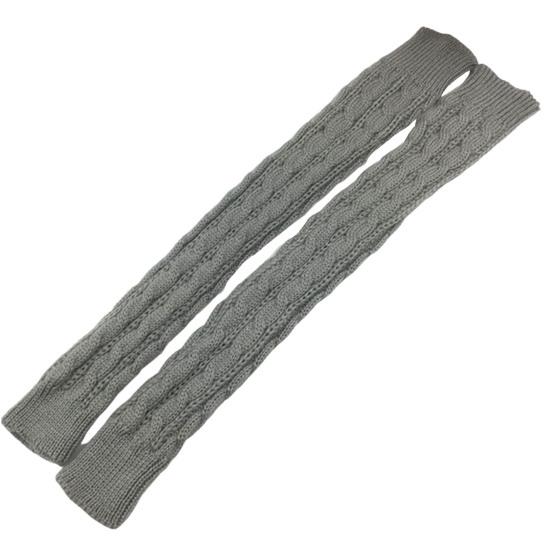 Рукава с отверстием для большого пальца, красивые, плотные, сохраняющие тепло, зимние женские длинные перчатки, варежки