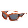 Personalized new cat eye sunglasses, European and American trend street photography hip-hop special-shaped glasses fashion sunglasses