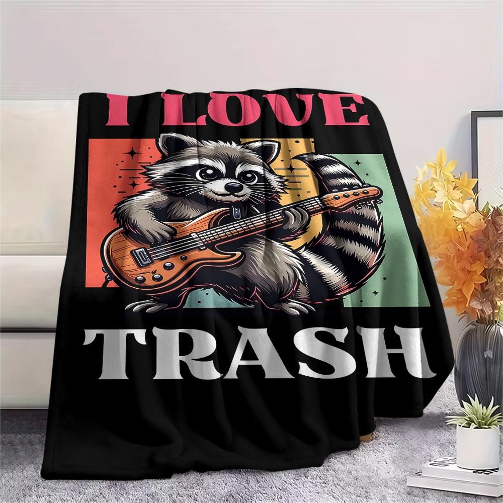 Sloth water dolphin raccoon Print Flannel Blanket,High quality Comfortable for All Seasons,Home Decor,Warmth and Comfort,Perfect for Christmas Gifts