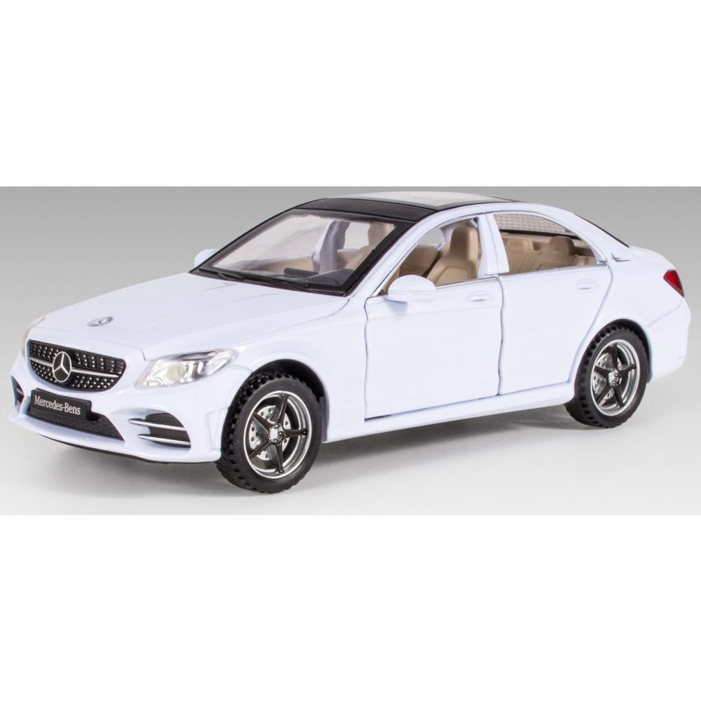 1/32 Benz C-Class C260L Alloy Car Model Diecasts Metal Toy Vehicles Car Model Simulation Sound and Light Collection Kids Gift