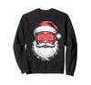 Cool Snow Goggles Retro Snowboard Ski Santa Christmas Sweatshirt
