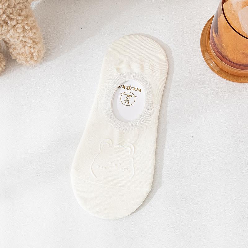 Женские летние тонкие носки-следки с низким подъемом и невидимым верхом однотонные, не спадают.