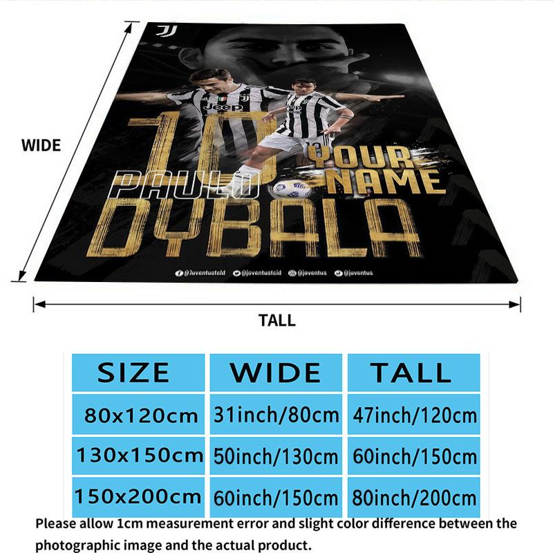 Custom Juve Blanket, High quality Comfortable for All Seasons, Home Decor, Warmth and Comfort