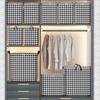 Houndstooth Large Capacity Non-woven Storage Box for Clothes and Quilts