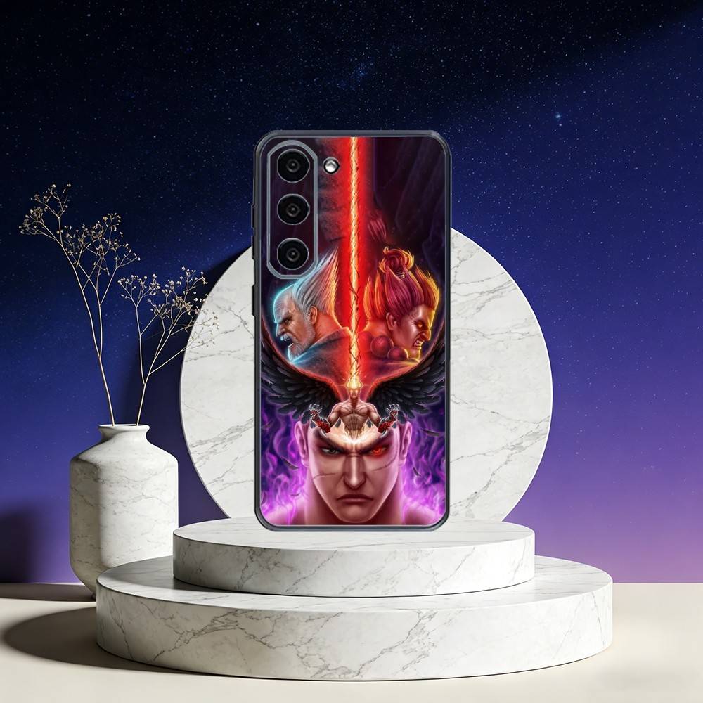 Чехол для телефона Game T-Tekken 8 Для Samsung Galaxy A73,A72,A71,A70,A53,A52,A51,Других Мягкий Черный Чехол