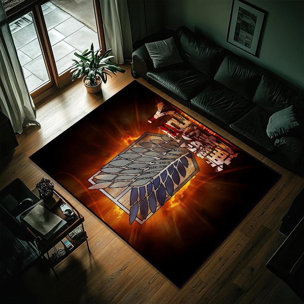 Anime A-Attack On Titan Small Carpet Bedside Kitchen Bath Living Home House Bedroom Floor Mat Doormat Rug Decoration