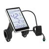 Electric Ebike Display 5 Pin 24V 36V 48V 60V Bike Odometer Universal Scooter LCD Panel Screen 31.8 22.2MM Electric Bike Power Meter