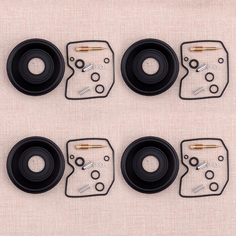 4 set Carburetor Repair Kit Diaphragm Vacuum fit for Kawasaki 600R ZX600C