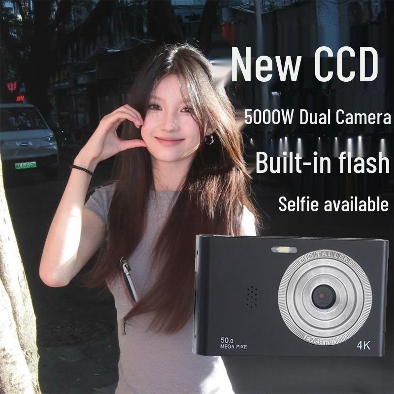 Student Digital Camera D02: Campus HD Camcorder, Entry-Level Portable Travel Card Camera