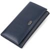 Women's Roomy Wallet Made of Genuine Leather CANPELLINI 21830 Blue