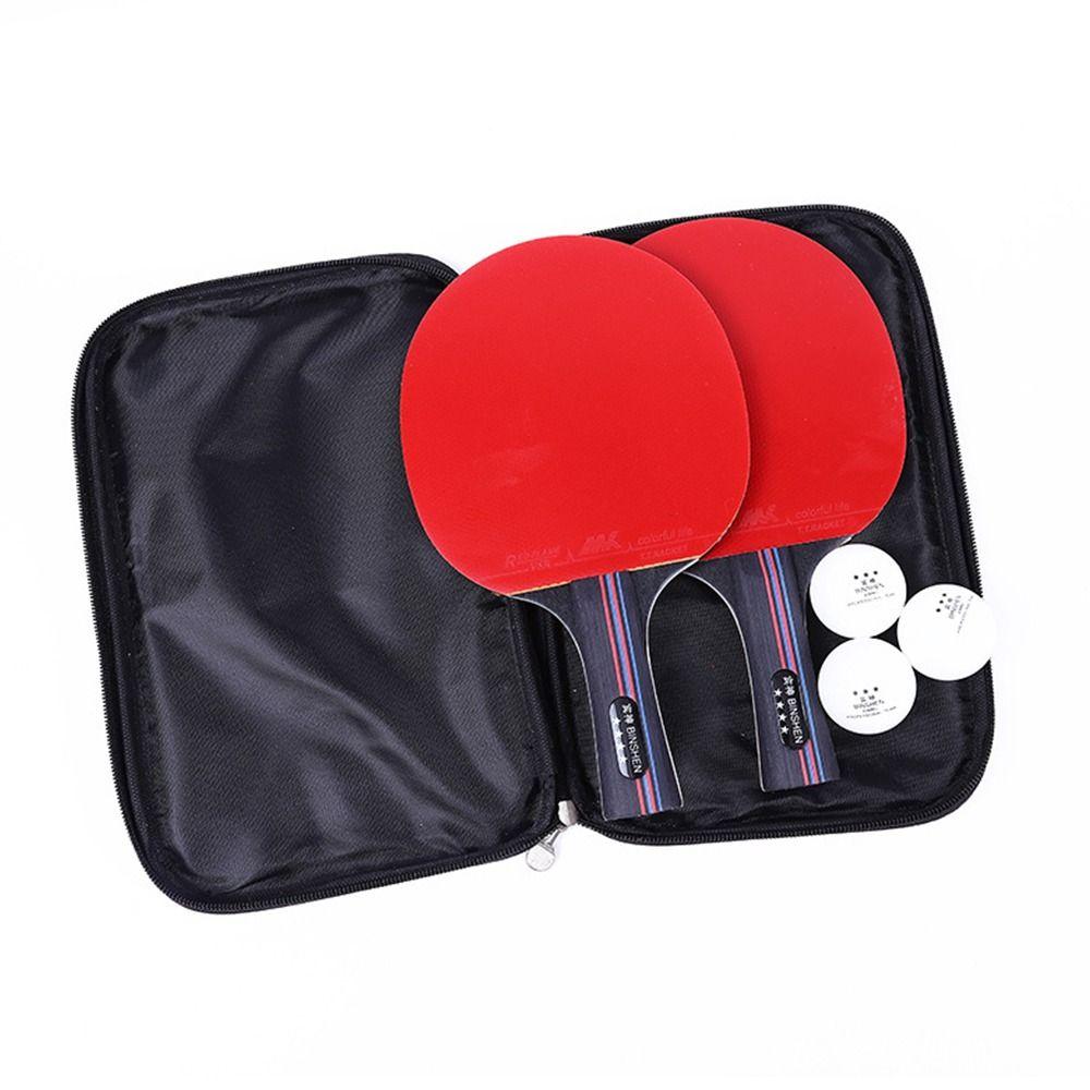 Protective Cover Table Tennis Rackets Bag Capacity Single Paddle With Belt Ping Pong Paddles Case