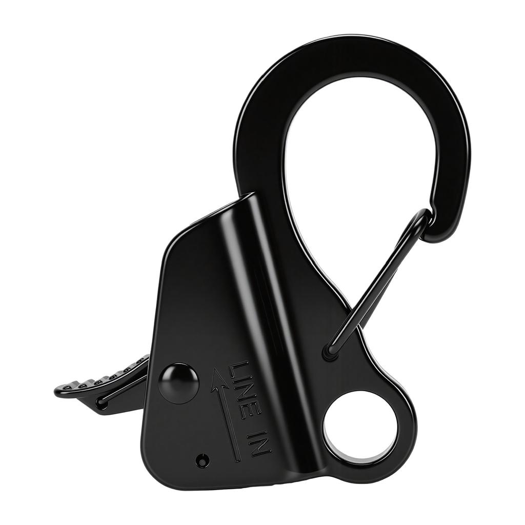 Boat Bumper Clips Adjusters Stainless Steel Sliding Rope Hook for 1Celsius4 to 3Celsius8in Ropes