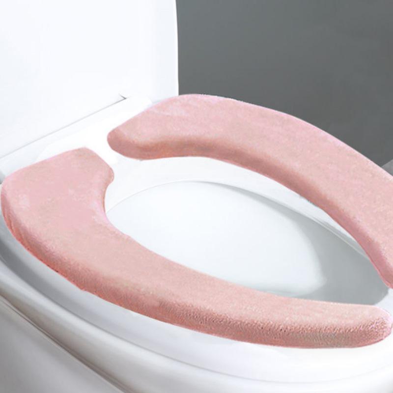 Thickened Large French Velvet Toilet Pad Soft Washer Four Seasons Universal Sticker Waterproof