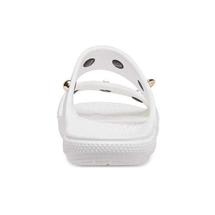 Crocs Женские сандалии-слайды с мягкой подошвой, удобные для улицы, белые 207387-103