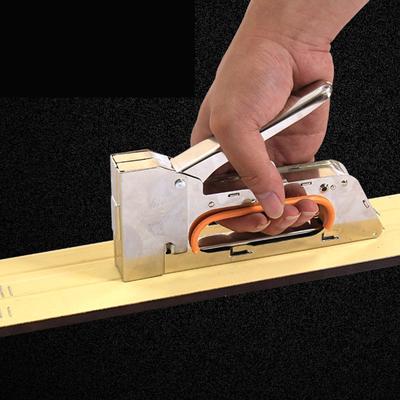 Гвоздезабиватели Сделай сам Мебельный степлер Степлер для обивки Со скобами Домашнее украшение Столярные инструменты