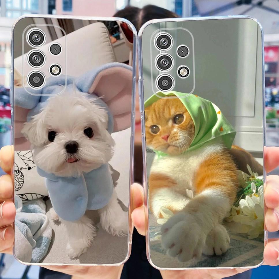 For Samsung Galaxy A23 5G A23 4G Case Cartoon Astronaut Cat Soft Silicone TPU Cover For Samsung A23 a23 6.6" Bumper Phone Case