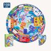 Round Puzzle Means of Transport - CREATIVPAD - 108 Pieces - For Children - Vehicles and Machines Theme