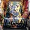 Koala Bear In Tree With Nature Background Blanketcustomizable With Your Namecomfortable And Stylish Perfect For Travel Beds Chairs Offices Sofas