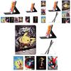 Ultra-thin Smart Ipad Cartoon Case Cover For Kids Pikachu Spiderman Luffy