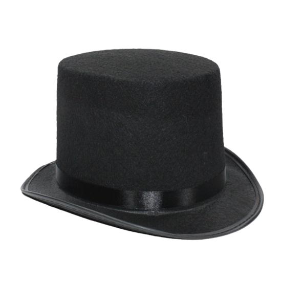 Детская джазовая шляпа с декором из ленты, для вечеринки, косплея, выступления, легкая шляпа-топпер