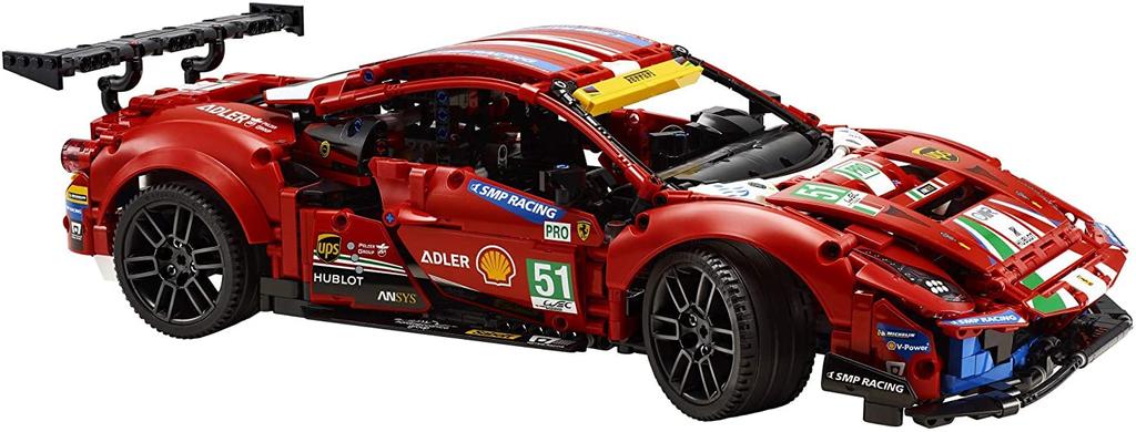 LEGO Technic Ferrari 488 GTE AF Corse 42125 Игрушечный блок Подарочный STEM Образовательный автомобиль Автомобиль Мальчики Взрослые #51
