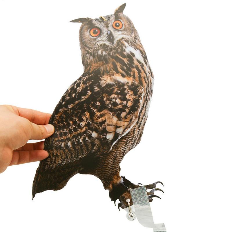 Отпугиватель птиц Пугало Прочный Отпугиватель совы Подвеска Отпугивающий птиц Колокольчик Пасторальная Подвеска-пугало для сада на открытом воздухе