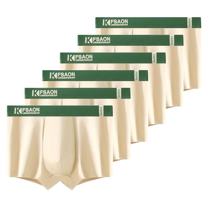6 шт./комплект Мужское нижнее белье Дышащие Боксеры для мальчиков Шорты Удобные Хлопковые трусы L XL XXL 3XL 4XL