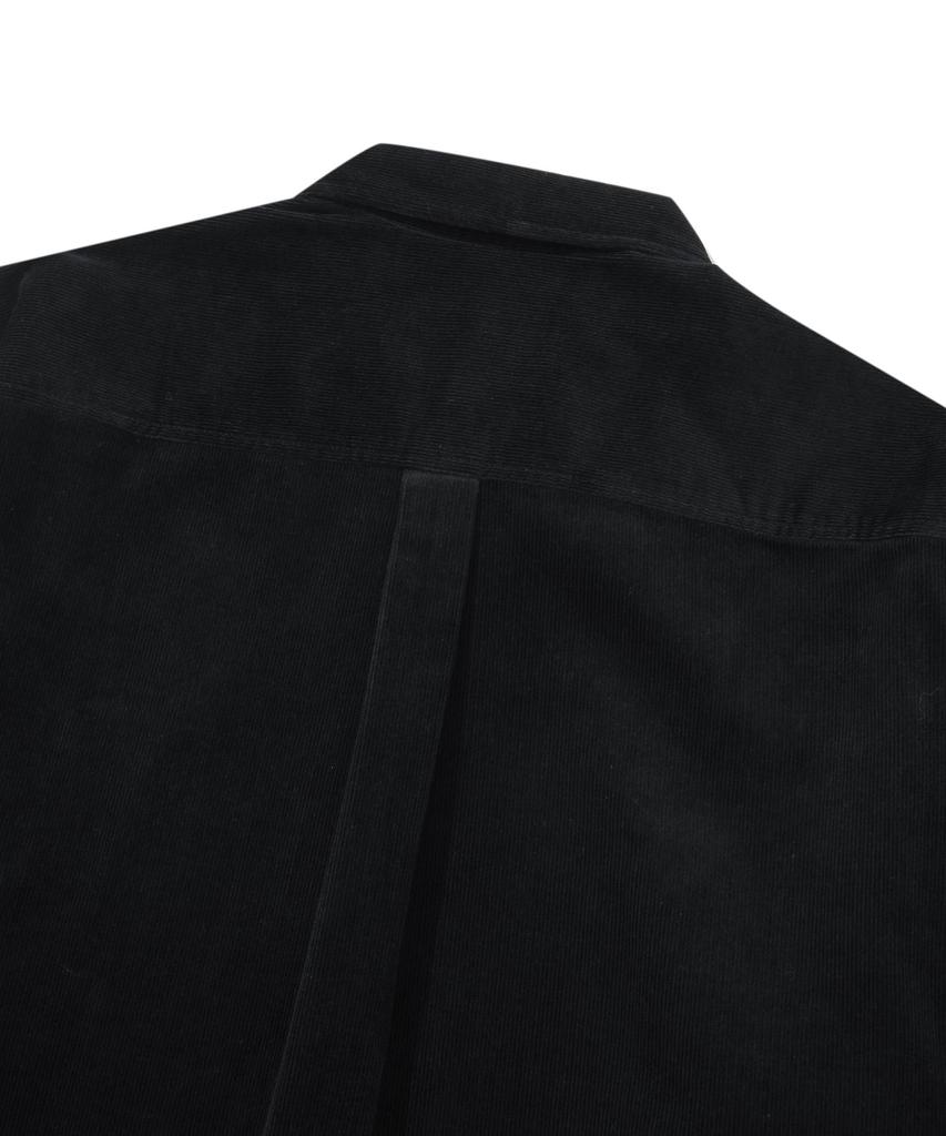 COVERNAT Semi-Overfit Corduroy Shirt Black