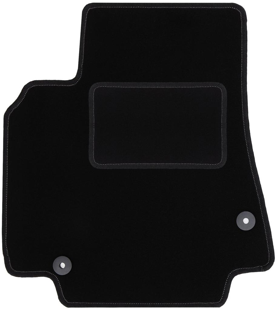 Driver's mat black for: Citroen Berlingo II kombivan, multispace, 5-seater (2008-2018)
