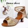 Women/ Girls Latin Dance Shoes Salsa Tango Modern Square Ballroom Dancing Shoes High Heel Soft Sole