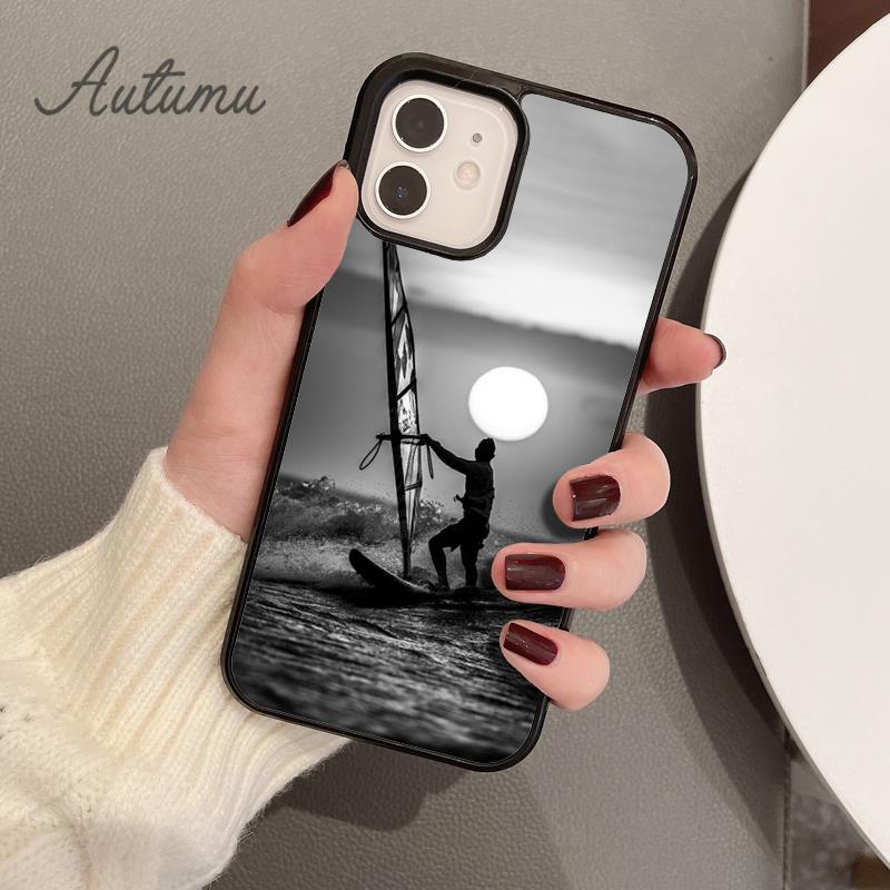 Чехол для телефона Extreme Sports Windsurf Sailing для iPhone 17 Air 15 16 11 12 13 14 Pro Max Plus coque Fundas Shell