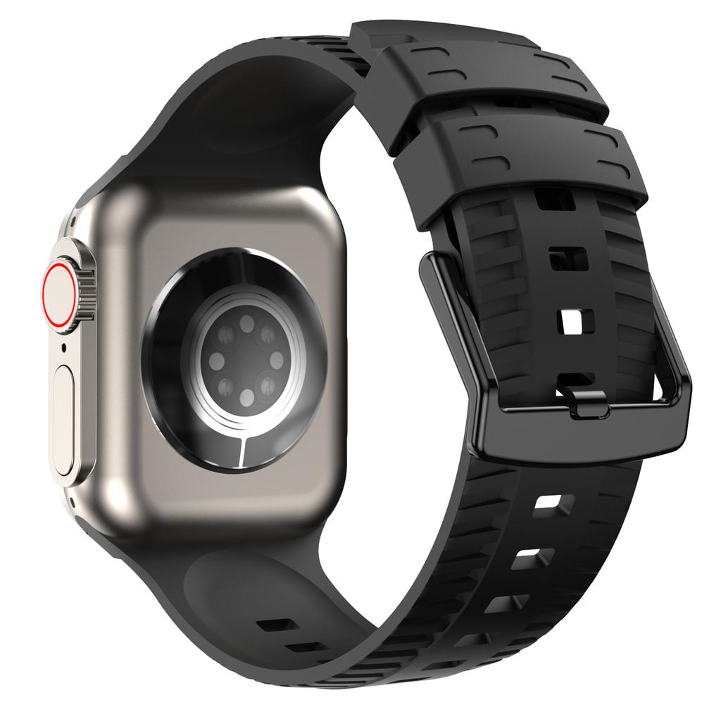 Ремешок с узором в виде шин для Apple Watch Ultra Band 49 мм, 44 мм, 45 мм, 41 мм, 42 мм, 38 мм, силиконовый браслет Correa IWatch Series 8 Se 7 6 5 4