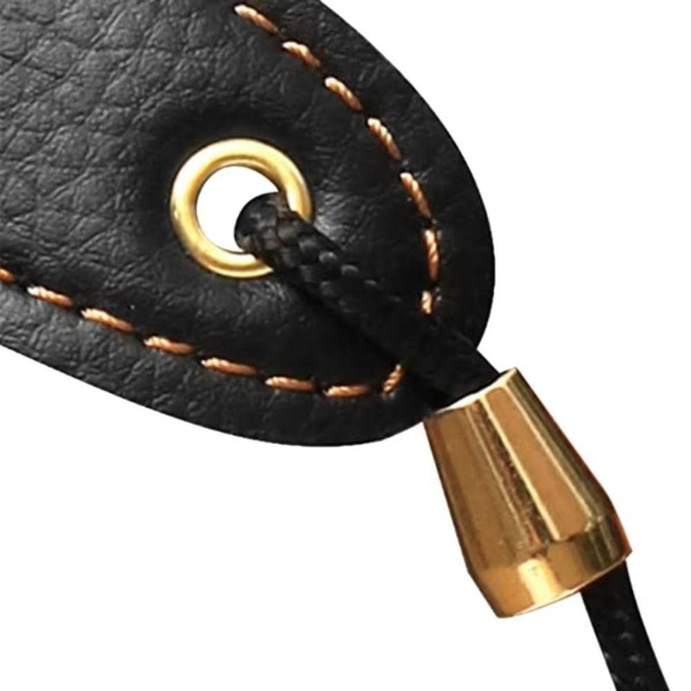 PU Leather Saxophone Neck Strap Adjustable Clarinet Neck Band Music Instrument Accessories
