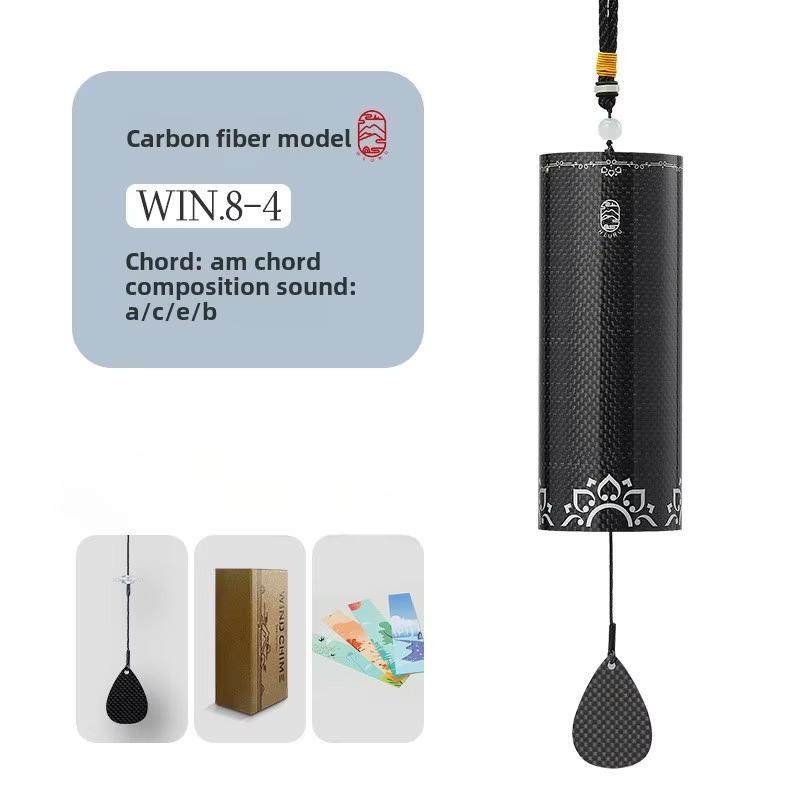 Chord Meditation Wind Chimes Healing Yoga Meditation Sound Therapy Carbon Fiber Rattle Percussion Instrument Help Sleep Ring Scale Wind Chimes