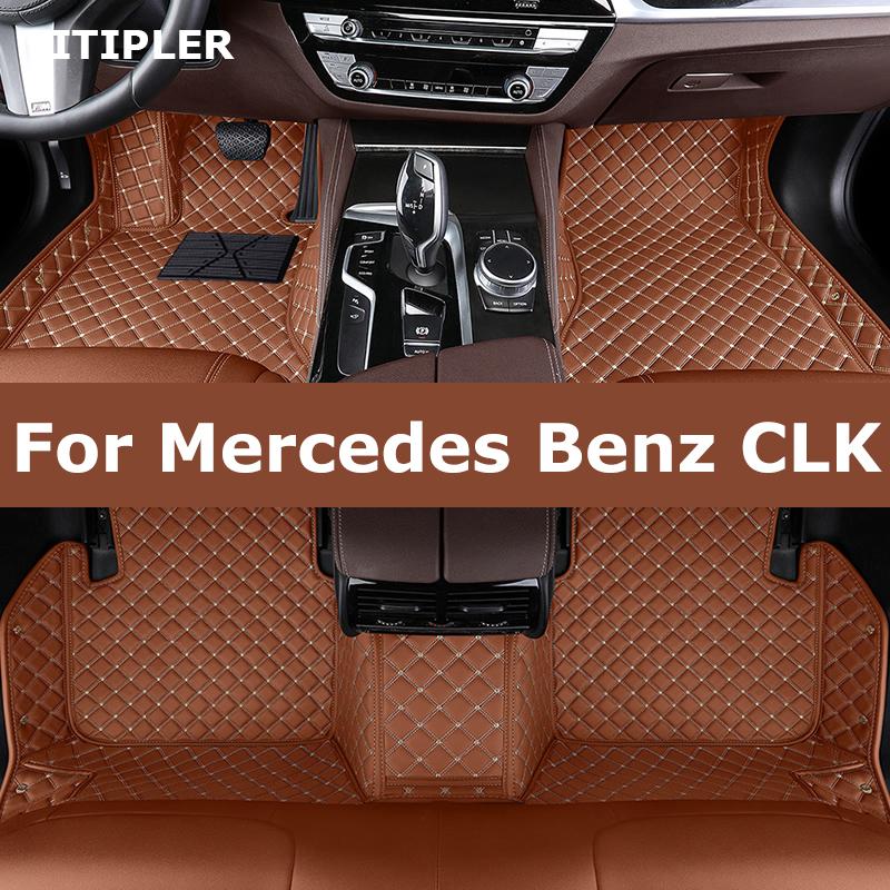TITIPLER Пользовательские автомобильные коврики для Mercedes Benz CLK C209 A209 2002-2010 годов Автомобильные ковры Аксессуары для ног Coche