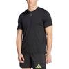 Adidas Solid Color Crew Neck Short Sleeve T-Shirt Unisex Tops Black IL7003