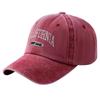Unisex Embroidered Baseball Cap "California West Coast" Lettering Duckbill Cap  for Women & Men