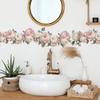 Креативные цветы пионы ванная комната дом стена фон украшение наклейки на стену