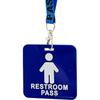 GIFTEXPRESS 12 Piece Hall Pass Lanyards and School Passes Boys and Girl Bathroom Passes
